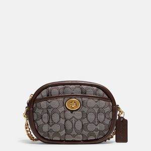 Coach jacquard quilted bag